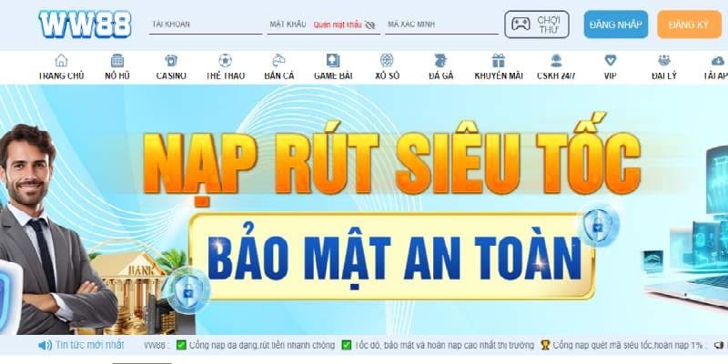 Hướng dẫn nạp tiền cược